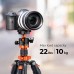 Aluminum 4-Section Tripod Load Capacity 10kg O254A1+BH-28L