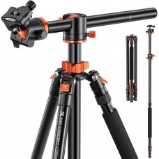 Aluminum 4-Section Tripod Detachable Monopod Tripod T254A8+BH-28L