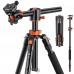 Aluminium 4-Section Tripod Load Capacity 10kg T254A4+BH-28L
