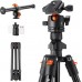 Lightweight Travel Outdoor DSLR Tripods Load Capacity 8kg