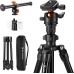 Lightweight Travel Outdoor DSLR Tripods Load Capacity 8kg