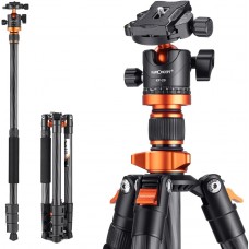 Carbon Fiber 4-Section Tripod Load Capacity 10kg O254C1+BH-28L