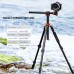 73 inch Camera Tripod Load Capacity 10kg T255A3+BH-28L
