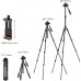Aluminum 4-Section Tripod Load Capacity 3kg O234A0+BV02 