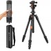 Carbon Fiber 4-Section Tripod Load Capacity 8kg O254C2+BH-36