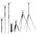 Aluminum 5-Section Tripod Load Capacity 12kg O255A6+BH-32L