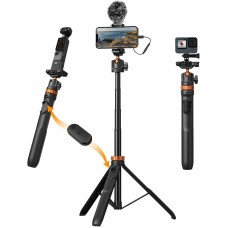 62''/1.58m Phone Selfie Stick Tripod MS08