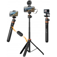 62''/1.58m Phone Selfie Stick Tripod MS08