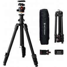 70 inch Lightweight Travel Tripods Load Capacity 8kg K234A3+BH-36