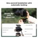 75" Lightweight Portable Travel Outdoor DSLR Tripods (Grey)