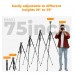 Lightweight Travel Outdoor DSLR Tripods Load Capacity 8kg S255A3+BH-36