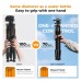 Lightweight Travel Outdoor DSLR Tripods Load Capacity 8kg S255A3+BH-36