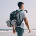 Alpha Backpack 25L Single & Double Shoulder Free Switch Photography Bag, Fits 16" Laptop & Tripod for DSLR/SLR with Raincover