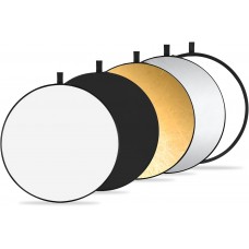 110cm 5-in-1 Light Reflector with Grip