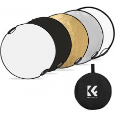 110cm 5-in-1 Light Reflector with Grip