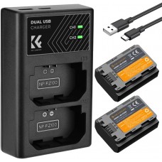 NP-FZ100 2280mAH Battery and Dual Slot Charger