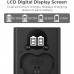 NP-W235 Dual Slot Quick Battery Charger with LCD Screen, Micro USB and Type-C Charger