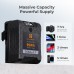 99Wh Mini V-Mount Battery, 6700mAh 14.8V Support 65W PD USB-C Fast Charger, with D-TAP, USB-A, USB-C, BP