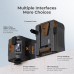 99Wh Mini V-Mount Battery, 6700mAh 14.8V Support 65W PD USB-C Fast Charger, with D-TAP, USB-A, USB-C, BP