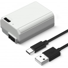 NP-FW50  (1 Batteries)  1100mAh Battery with Type-C Fast Charging