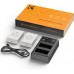 LP-E8 Battery and Charger Set with Dual Slot Charger
