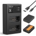 LP-E10 Battery and Charger Set with Dual Slot Charger