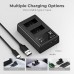 LP-E12 Battery and Charger Set with Dual Slot Charger