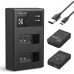 LP-E12 Battery and Charger Set with Dual Slot Charger