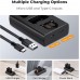 EN-EL25/EN-EL25A 2-Pack 1600mAh Batteries and Dual LCD Battery Charger