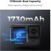 2-Pack 1730mAh Batteries with 3-Channel LCD USB Fast Charger