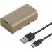 NP-F550 3500mAh Battery with Type C Direct Rechargeable Battery