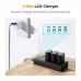 NP-FW50 3-Pack 1100mAh Replacement Batteries and Three Slot Charger 