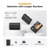 LP-E6NH 3-Pack 2250mAh Replacement Batteries and 3-Slot Charger