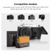 LP-E17 3-Pack Batteries and Upgraded 3-Slot LCD Charger