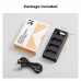 NP-FZ100 Charger 18W Dual Portable Battery Charger, Micro USB and Type-C Charger