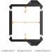 Nano-Xcel Pro Series,100 * 100mm Suqare Filter Protect Frame