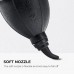Short mouth full silicone black air blow