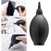 Short mouth full silicone black air blow