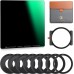 Nano-Xcel Series, 100x100mm Square ND1000 Filter Kit+1 Filter Holder+8 Filter Rings 28 Multi-Layer