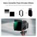 Nano-Xcel Series, 100mm Square ND1000 Filter+150mm Soft GND8 Filter+Metal Filter Holder+8 Filter Adapter Rings Filter Kit 