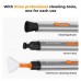 Cleaning pen set, including replaceable cleaning pen, silicone tip *2, full frame cleaning stick *6