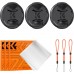 9-in-1 Center Pinch Lens Cap + Anti-Loss Keeper Leash + Microfiber Cleaning Cloth Kit