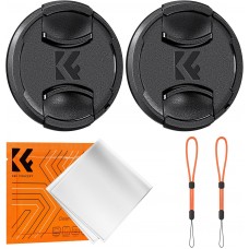 5-in-1 Center Pinch Lens Cover + Anti-Loss Keeper + Microfiber Cleaning Cloth