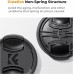 4-in-1 Center Pinch Lens Cover + Anti-Loss Keeper Leash + Microfiber Cleaning Cloth Kits