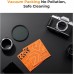 4-in-1 Center Pinch Lens Cover + Anti-Loss Keeper Leash + Microfiber Cleaning Cloth Kits