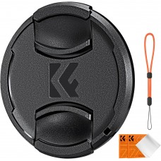 4-in-1 Center Pinch Lens Cover + Anti-Loss Keeper Leash + Microfiber Cleaning Cloth Kits