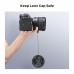 6 Pack Camera Lens Cap Leash with Elastic Loop + Microfiber Cleaning Cloth Kit