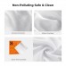 6 Pack Camera Lens Cap Leash with Elastic Loop + Microfiber Cleaning Cloth Kit
