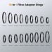 18 Pieces Filter Ring Adapter Set