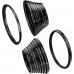 18 Pieces Filter Ring Adapter Set